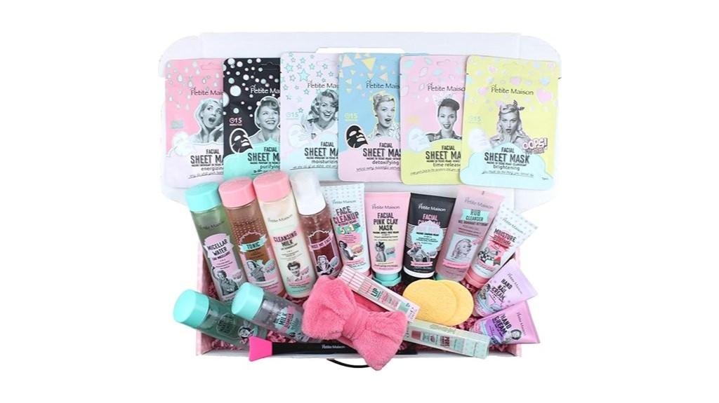 luxury spa skincare set