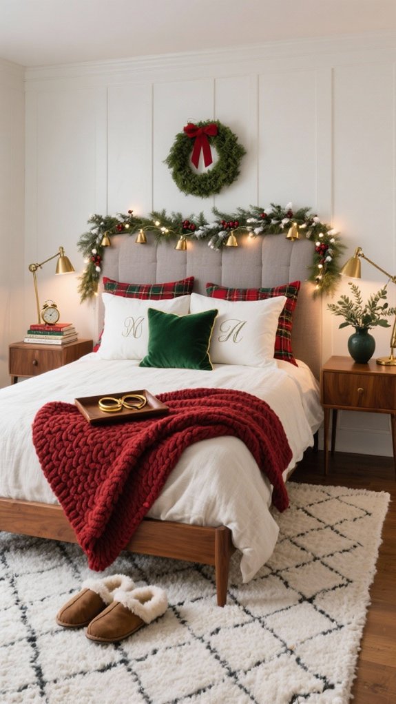 plaid velvet knit comforts