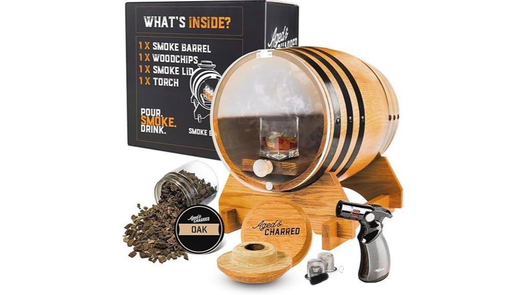 premium barrel whiskey smoker