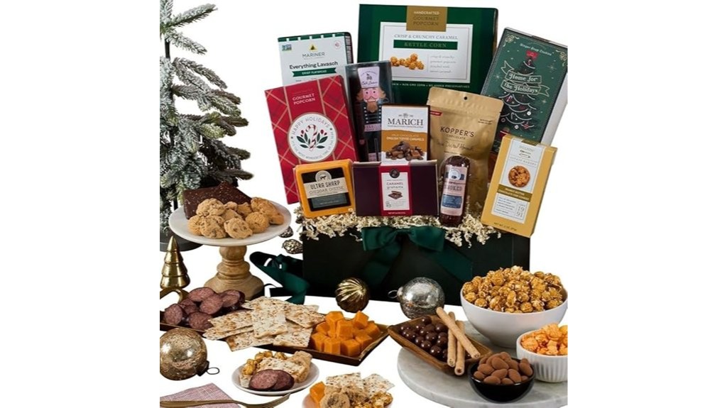 premium gourmet christmas basket