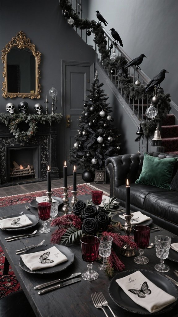 ravens skulls moths cozy