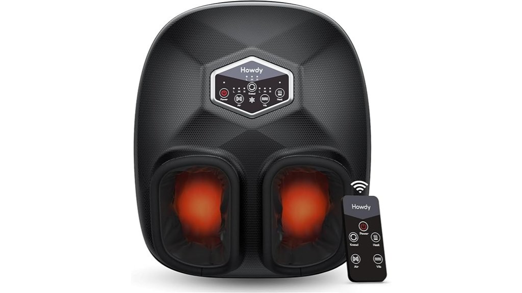 remote heated plantar massager