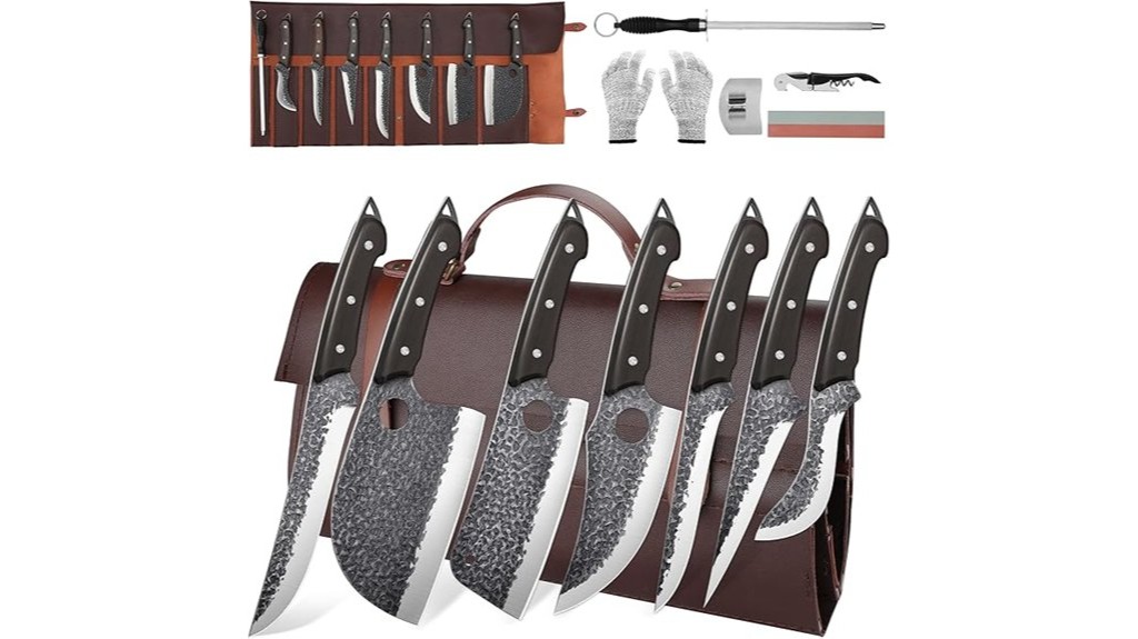 rococo 13 piece cleaver set