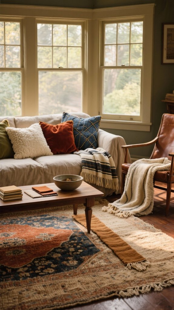 rug pillows throws maintenance