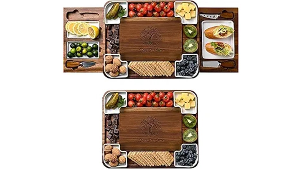 shanik acacia cheese set