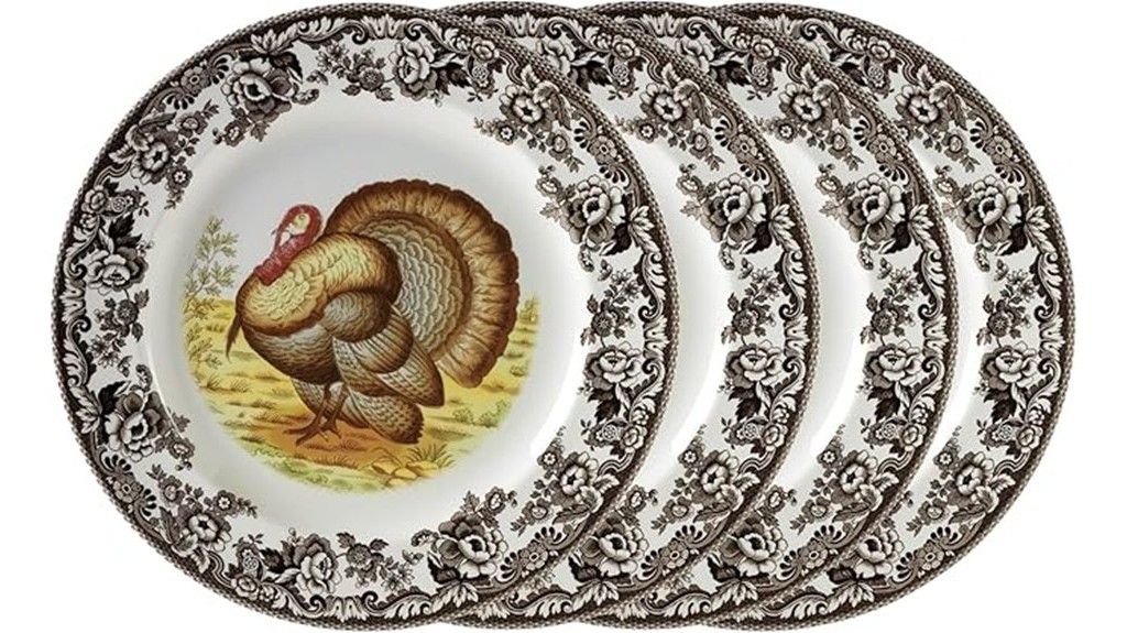spode woodland turkey plates
