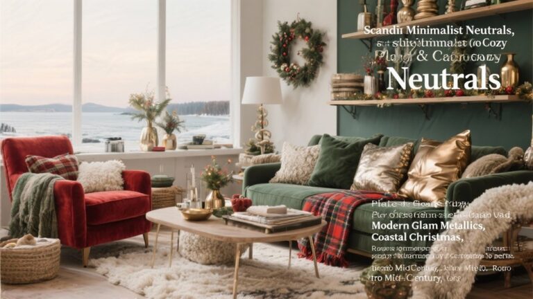 ten christmas couch ideas
