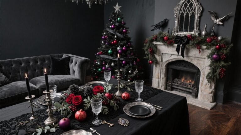 ten gothic christmas decorations