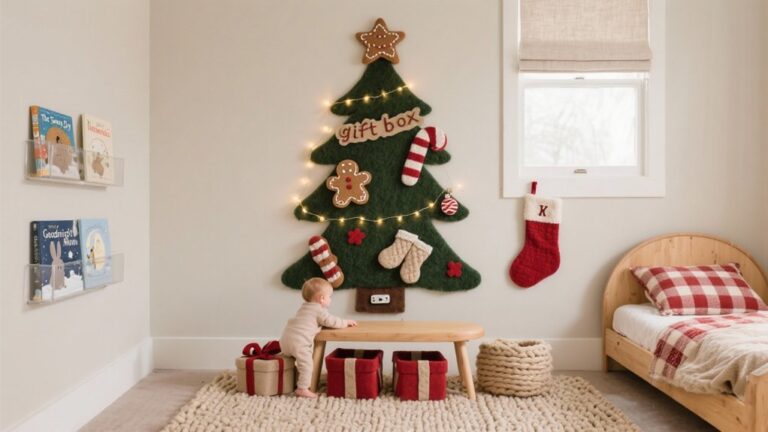 toddler christmas bedroom decor