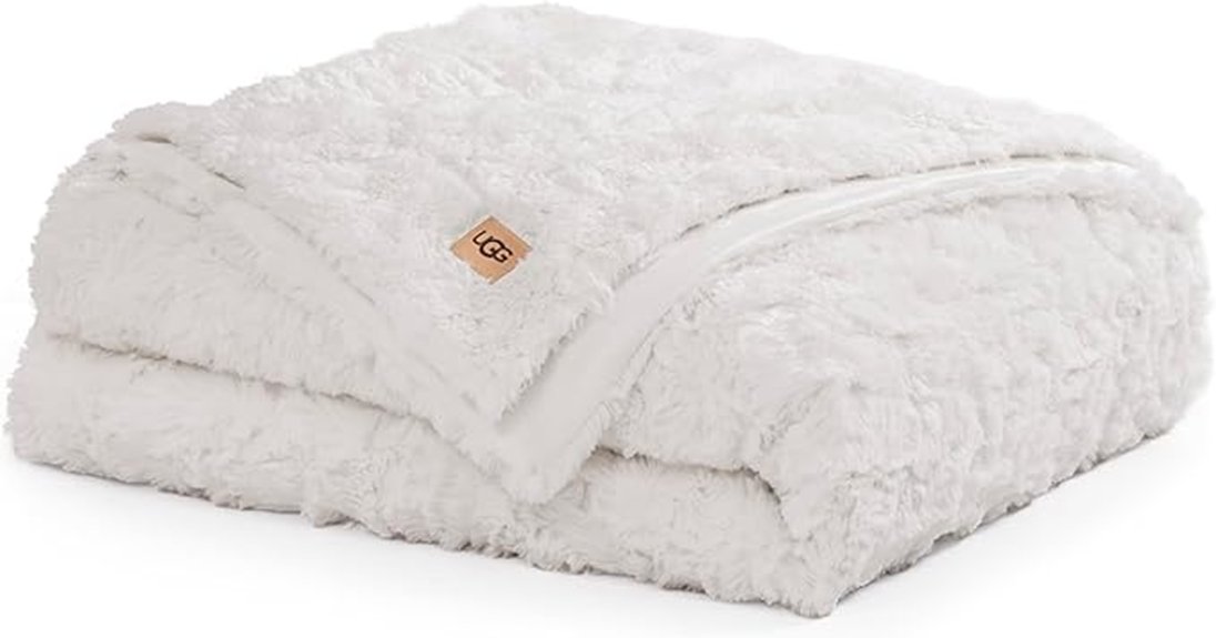 ugg twin size faux fur blanket