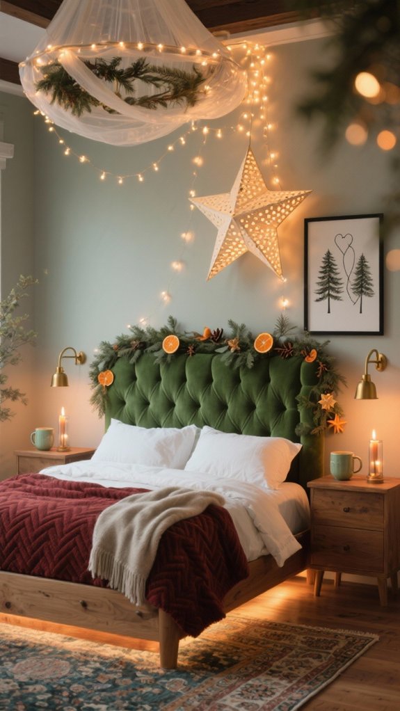 warm layered twinkle lights
