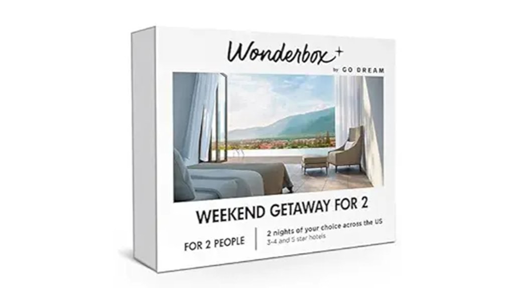 weekend getaway for two