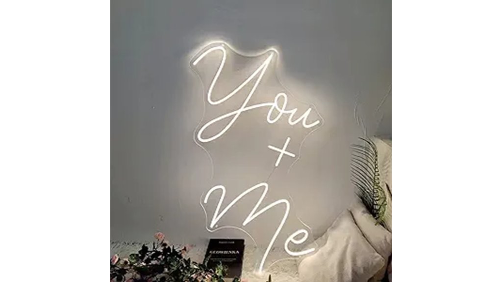 you and me neon