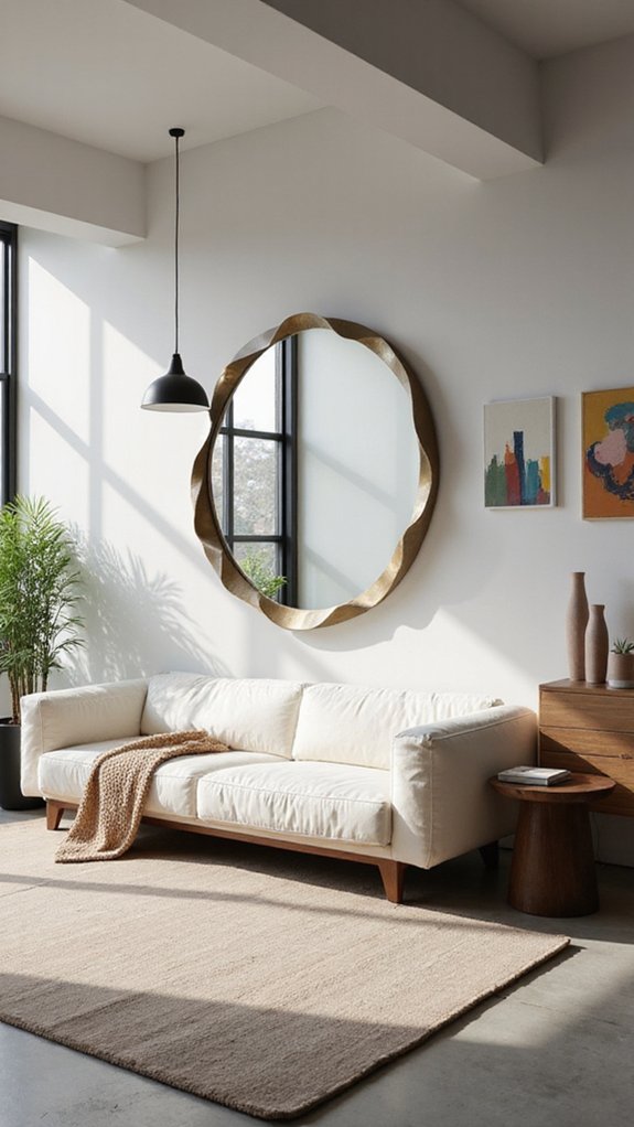 artistic mirrors enhance decor