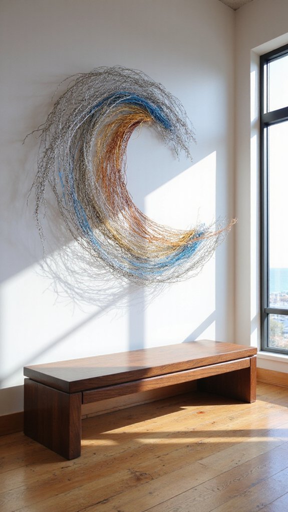 artistic wire decor pieces