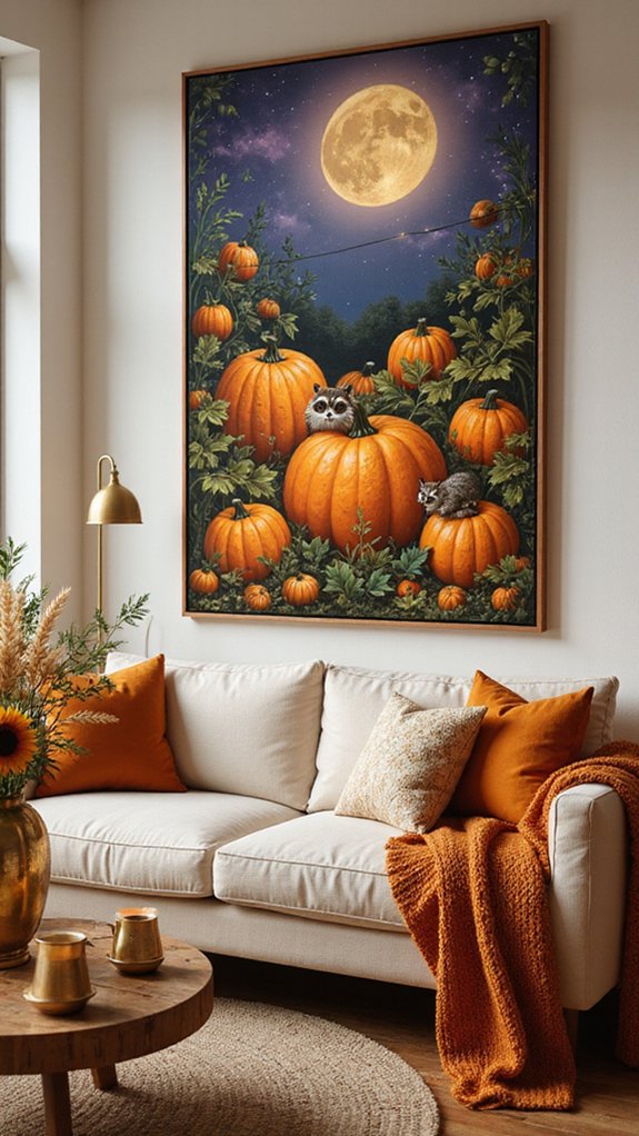 autumn pumpkin patch decor