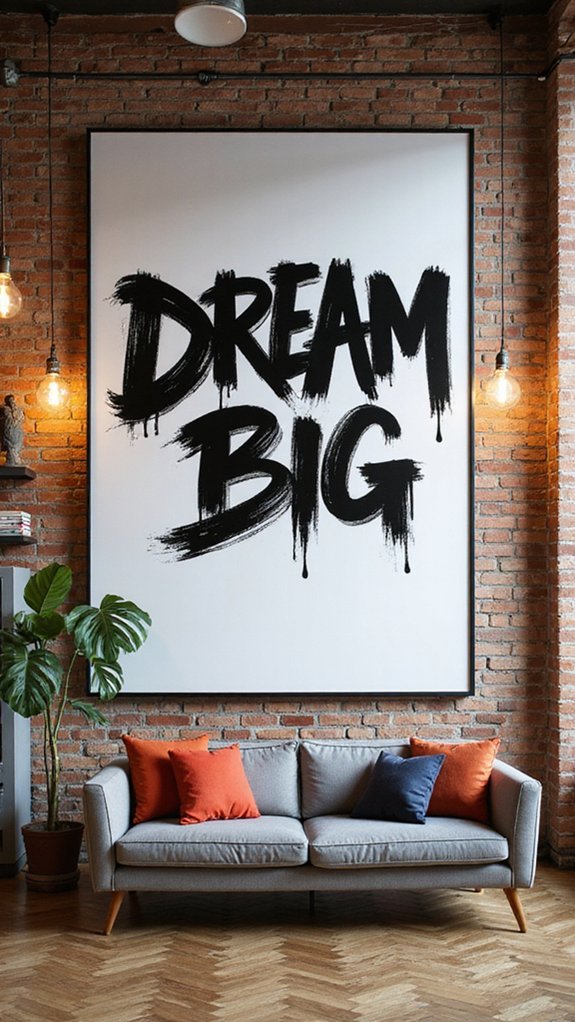 bold art inspires positivity