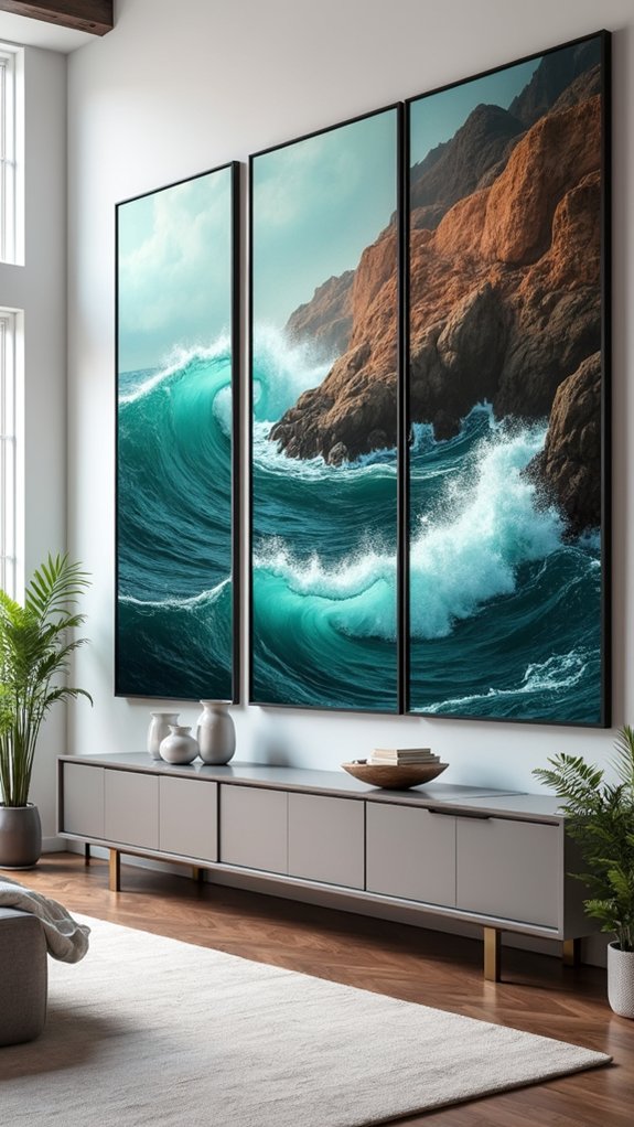 bold oversized wall decor