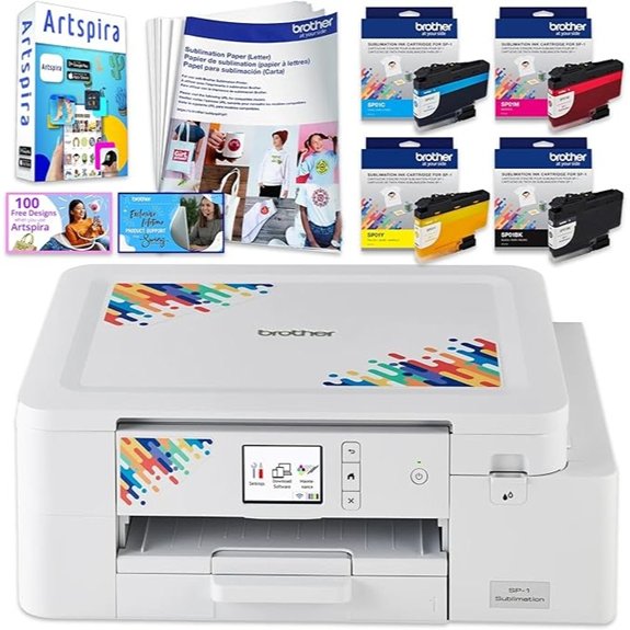 Brother SP-1 Sublimation Printer with Ink Set