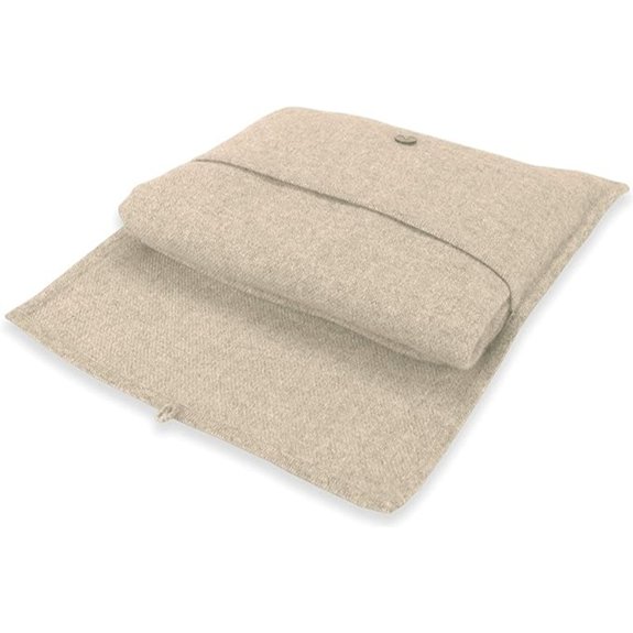 Jet&Bo 100% Pure Cashmere Travel Blanket and Pouch