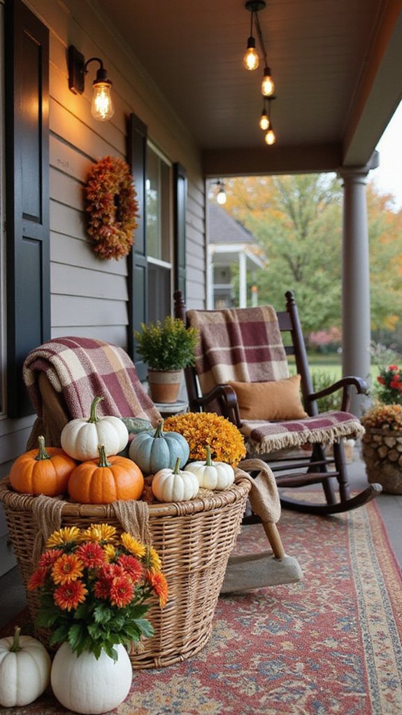 cozy autumn outdoor decorations