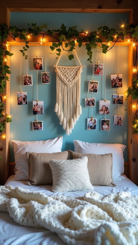 cozy illuminated memory display