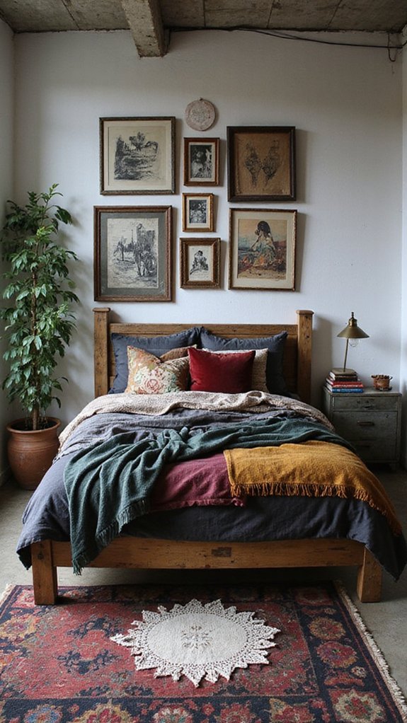 cozy layered fabric textures