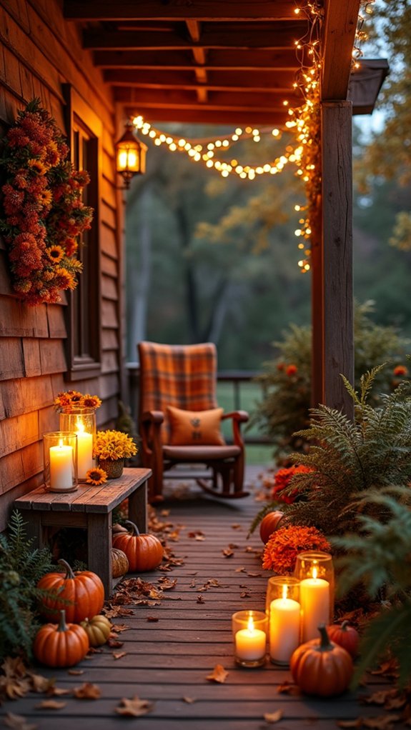 cozy warm outdoor lighting