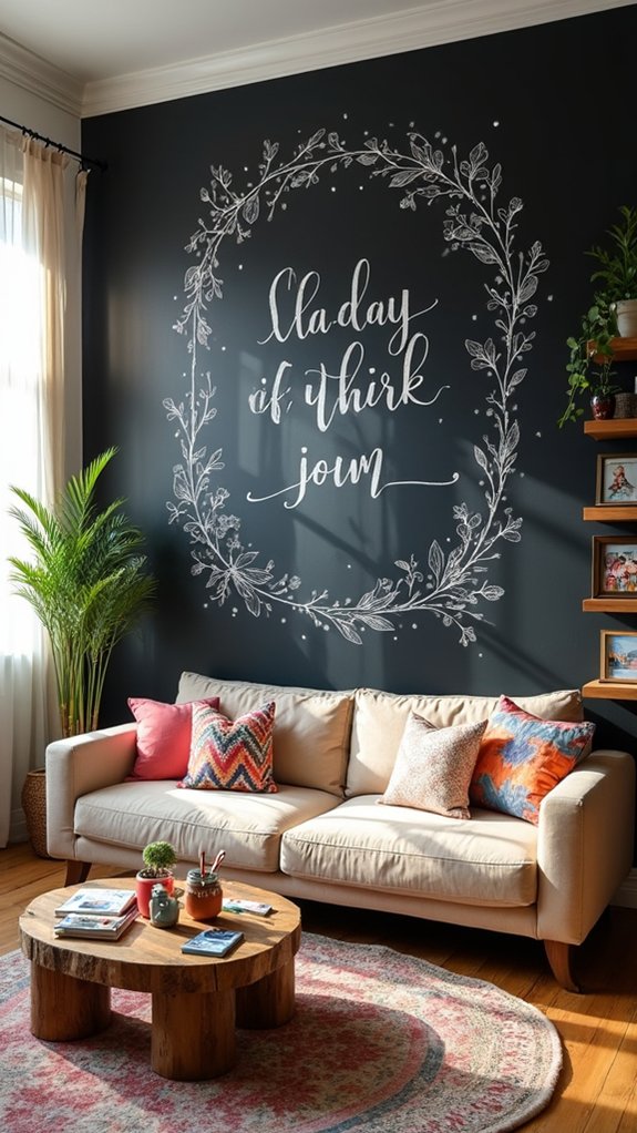 creative community chalkboard walls