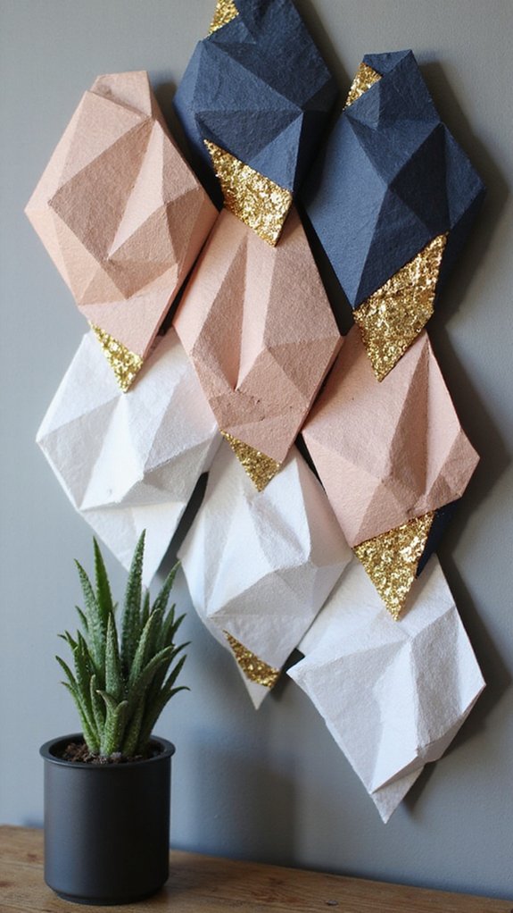 creative geometric paper art