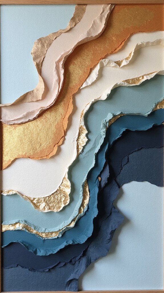 creative layered wall d cor