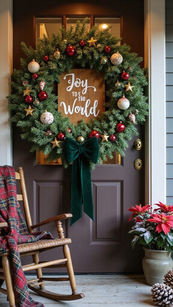 creative personalized holiday wreaths