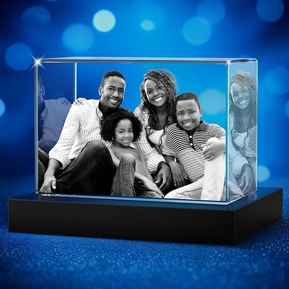 Personalized 3D Photo Crystal Gift (Landscape XXXLarge)