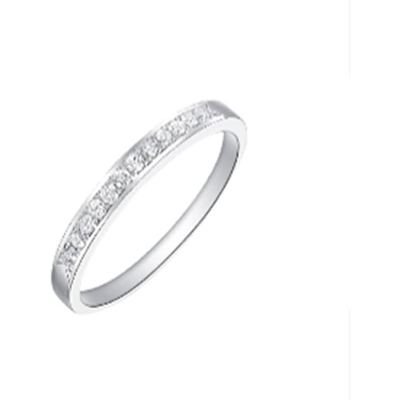 Aienid Custom Promise Ring with Diamond for Engagement