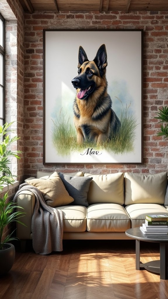 dog breed art prints