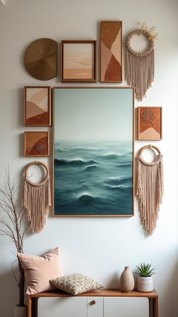 dynamic textured layered artwork