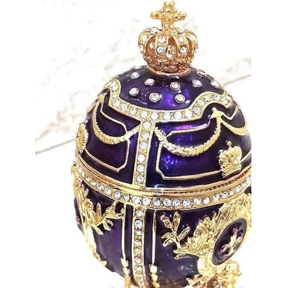 Pierrelorren LOVE Wreath Fabergé Egg Trinket Box