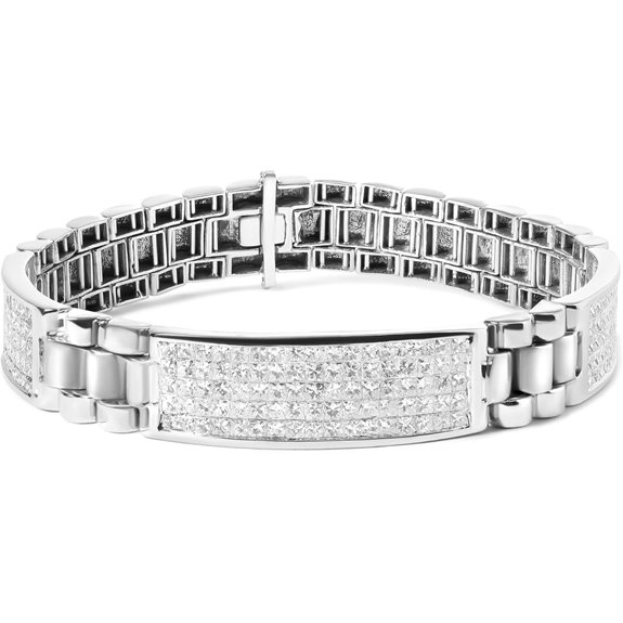 Haus of Brilliance 14K White Gold Diamond Tennis Bracelet