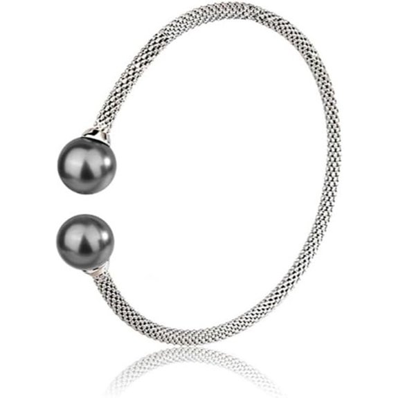 Tahitian Black Pearl Anniversary Bracelet for Women