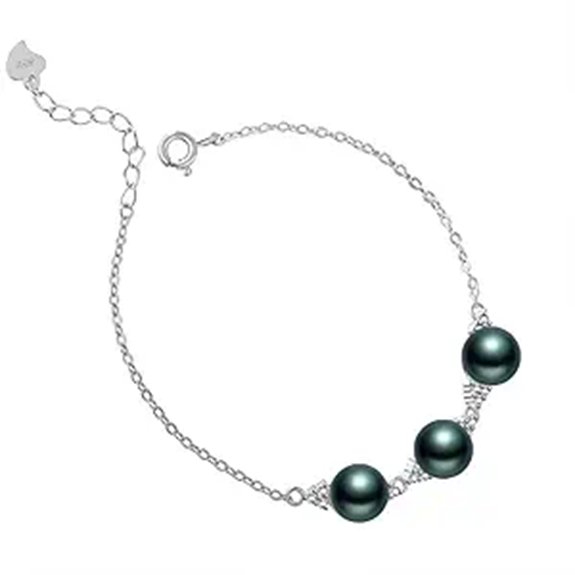 Tahitian Black Pearl Bracelet for Women