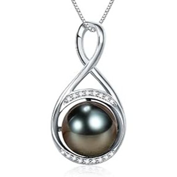 Tahitian Black Pearl Necklace for Women