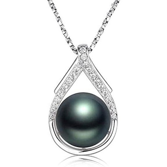 Tahitian Black Pearl Necklaces for Women and Mom