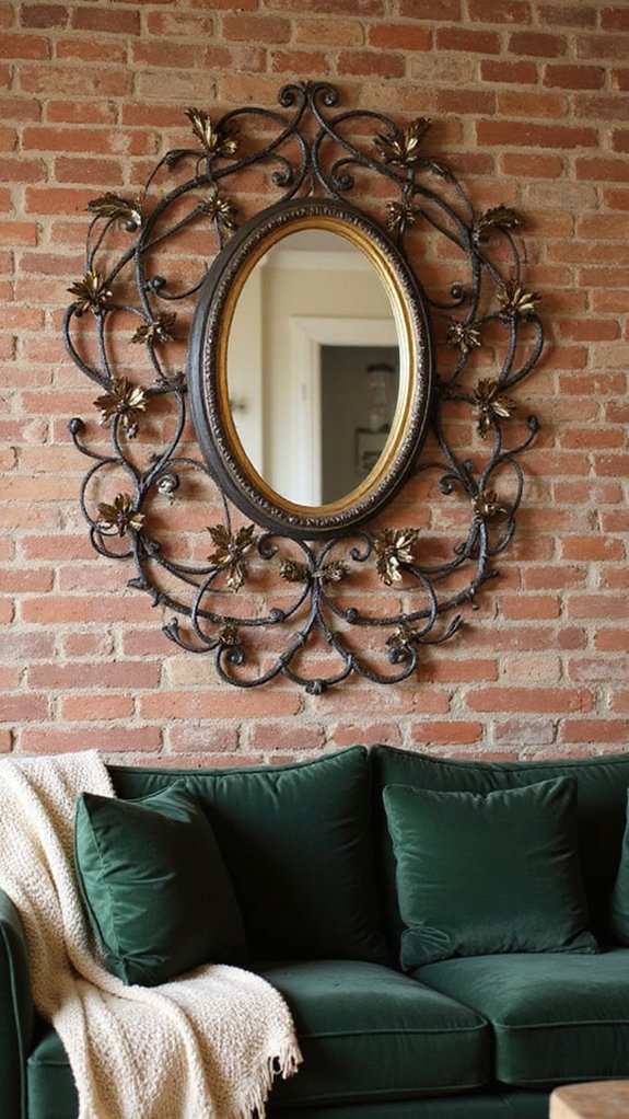 elegant wrought iron decor