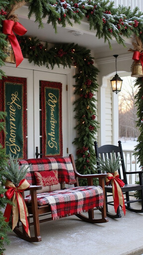 festive porch decorations ideas