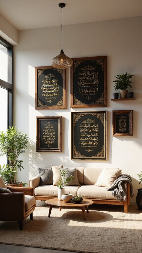 framed quranic verses decor