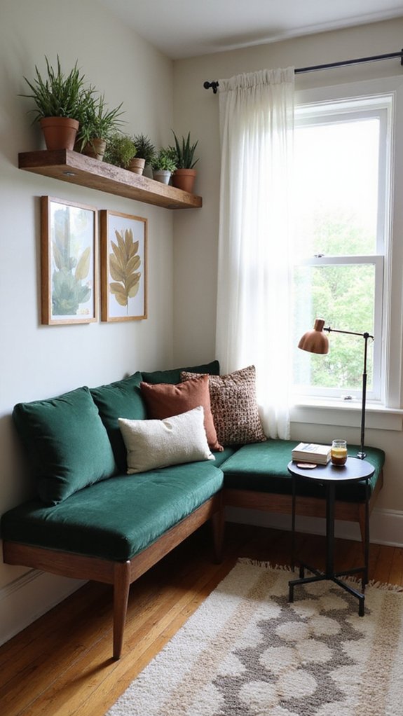 functional built in seating