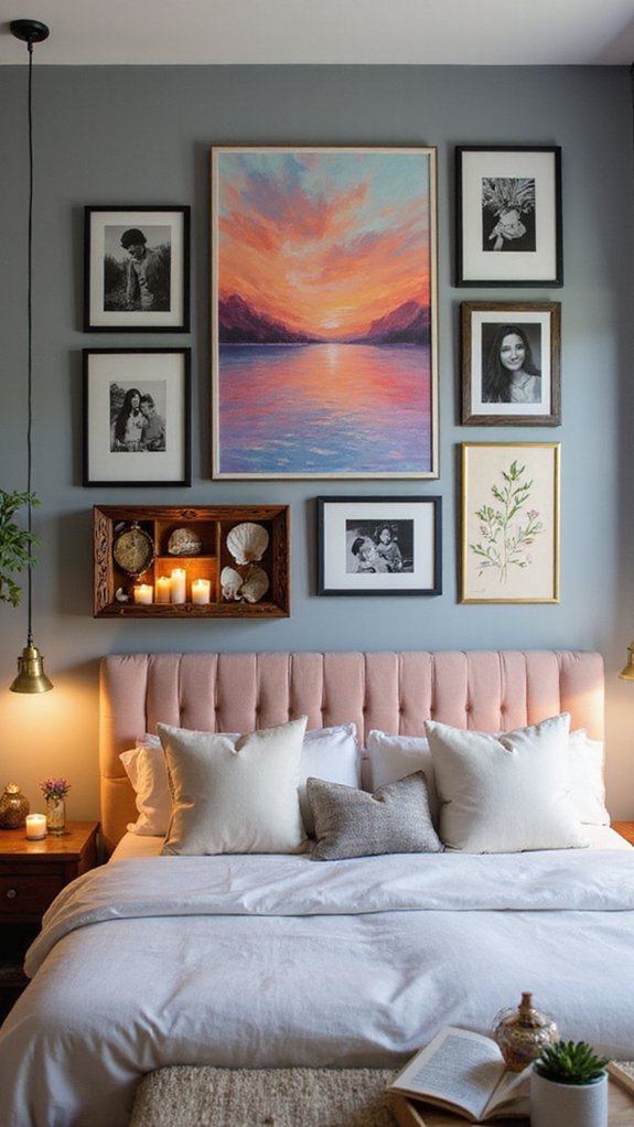 gallery wall of memories