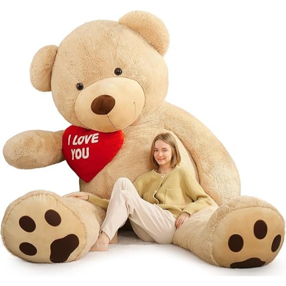 Tezituor 10ft Giant Teddy Bear with Heart