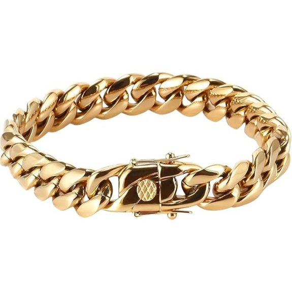 18K Gold Cuban Mesh Bracelet Gift Package