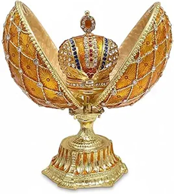 HANDMADE Fabrege Egg Trinket Box for Men